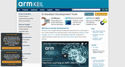 Desktop Screenshot of keil.com